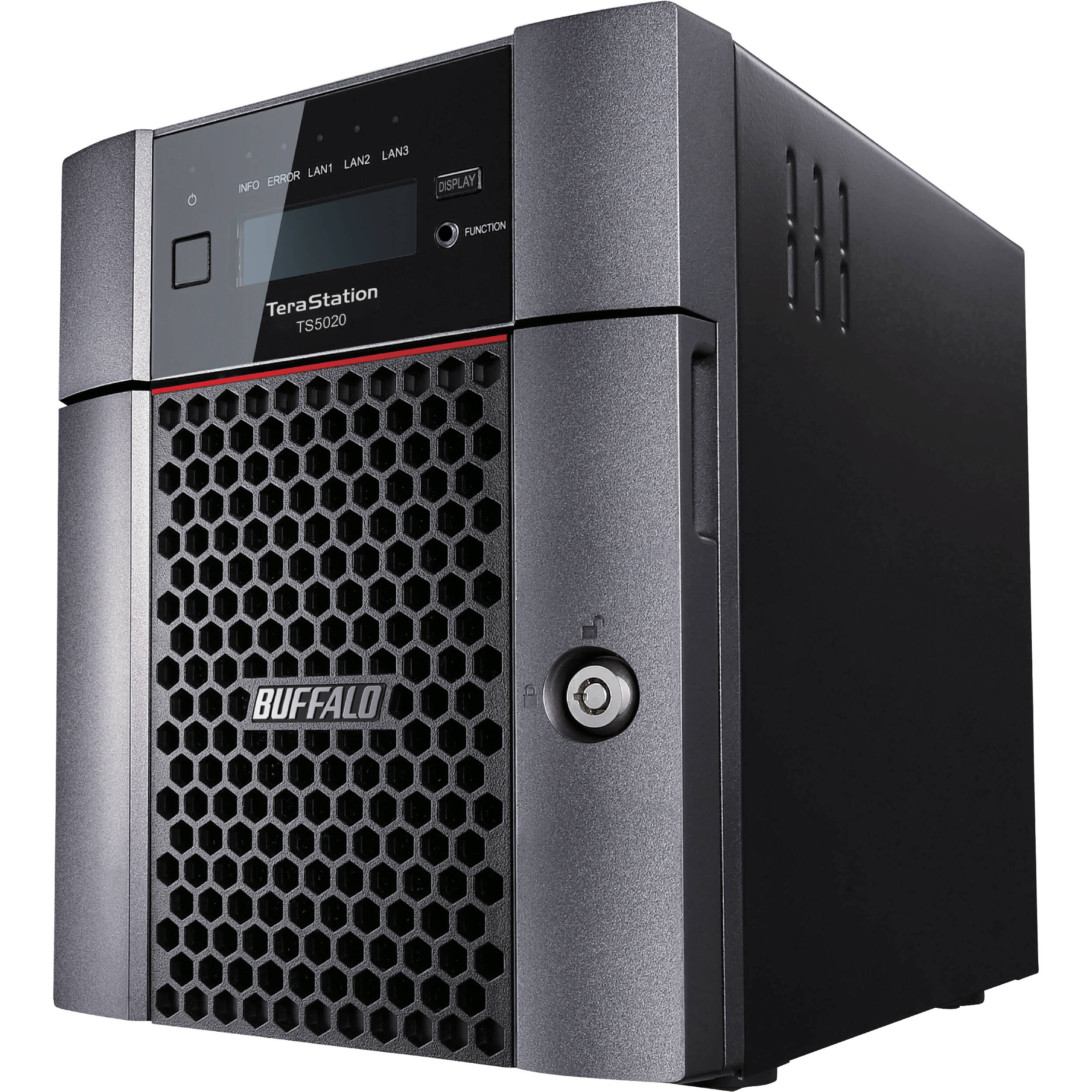 Buffalo TeraStation 5420DN 32TB desktop NAS with 10GbE, RAID, and TAA compliance — view 2