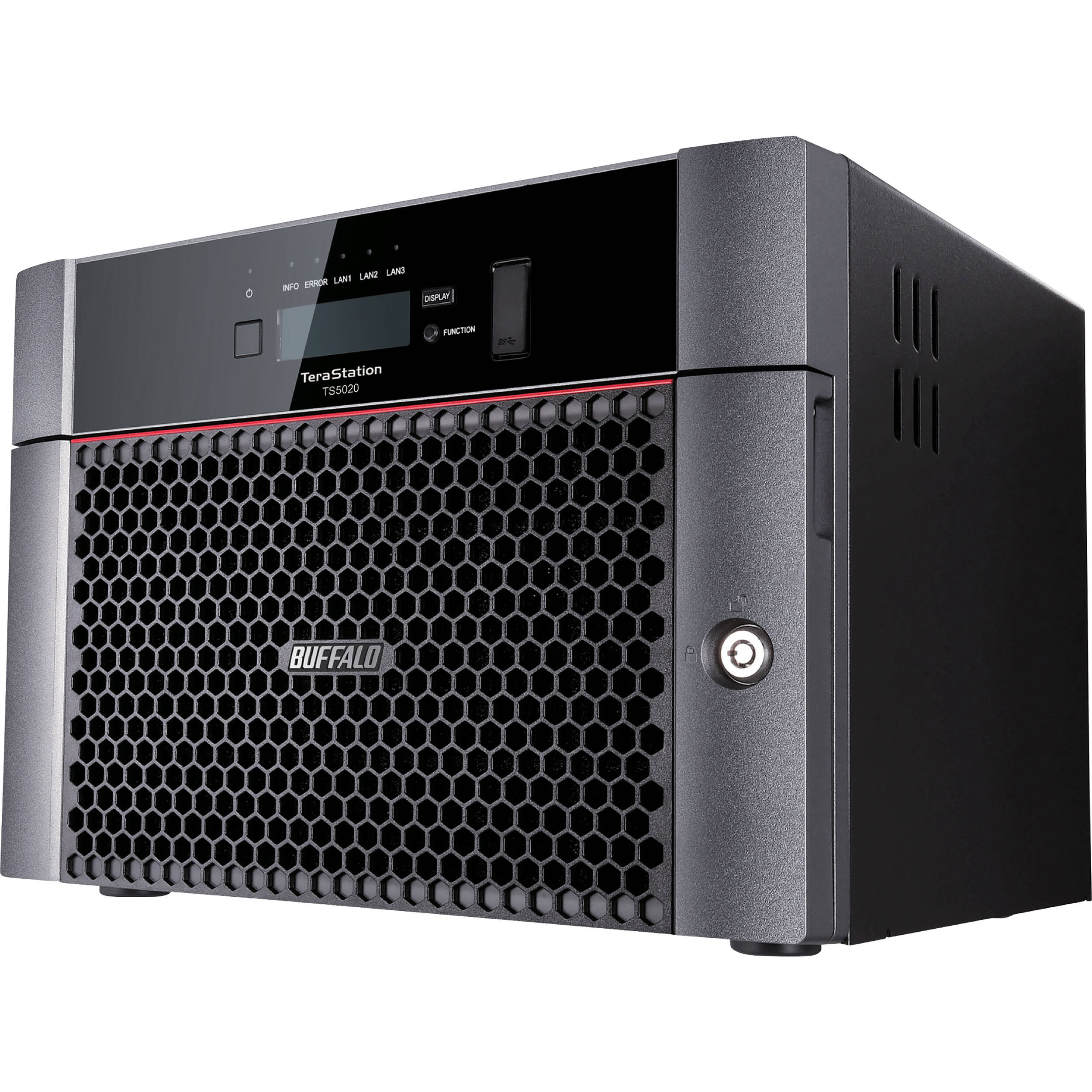 Buffalo TeraStation 5820DN 64TB rack-mount NAS with 10GbE and RAID support — view 2
