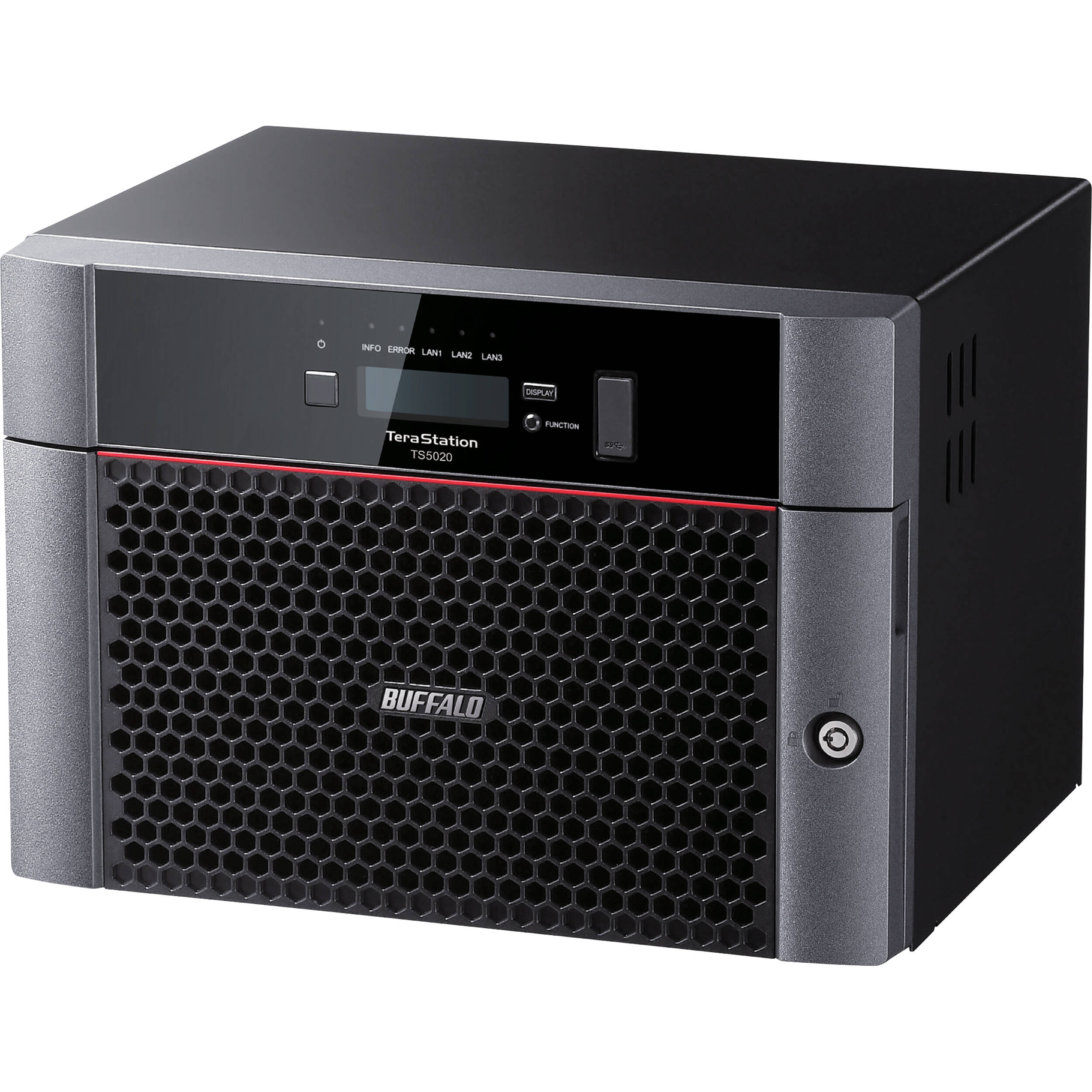 Buffalo TeraStation 5820DN 64TB rack-mount NAS with 10GbE and RAID support — view 5
