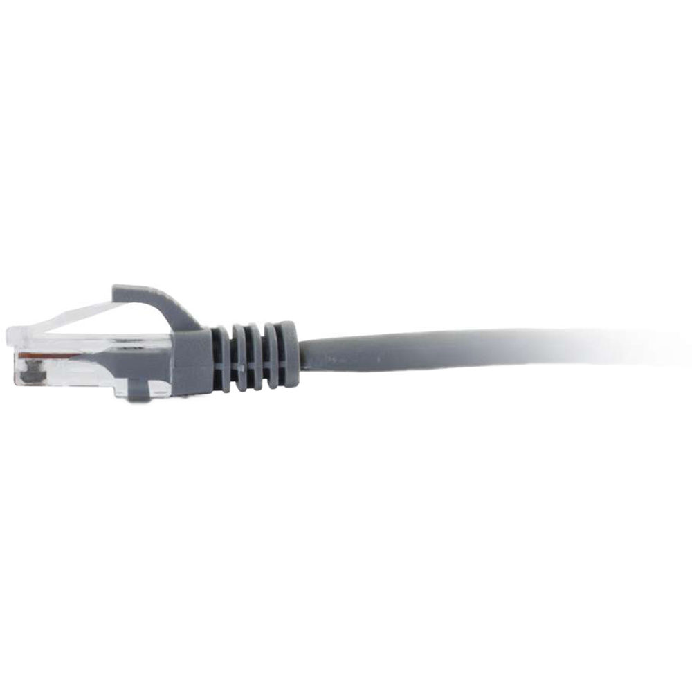 Gray 2 ft Legrand C2G Cat6 snagless Ethernet patch cable — view 2