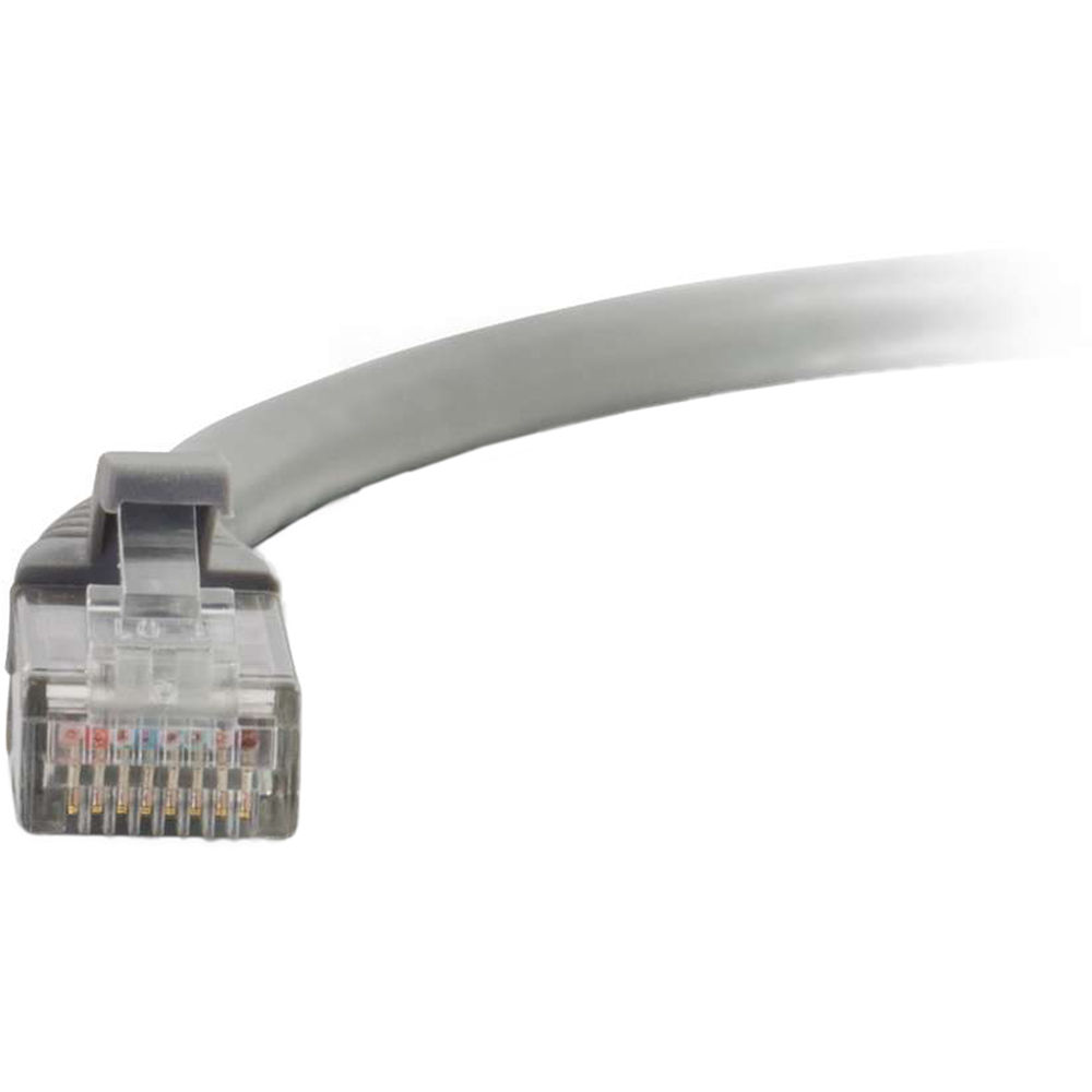 Gray 2 ft Legrand C2G Cat6 snagless Ethernet patch cable — view 4