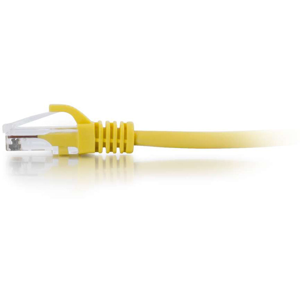 Legrand AV C2G 8 ft yellow Cat6 snagless UTP Ethernet cable with RJ-45 connectors — view 5