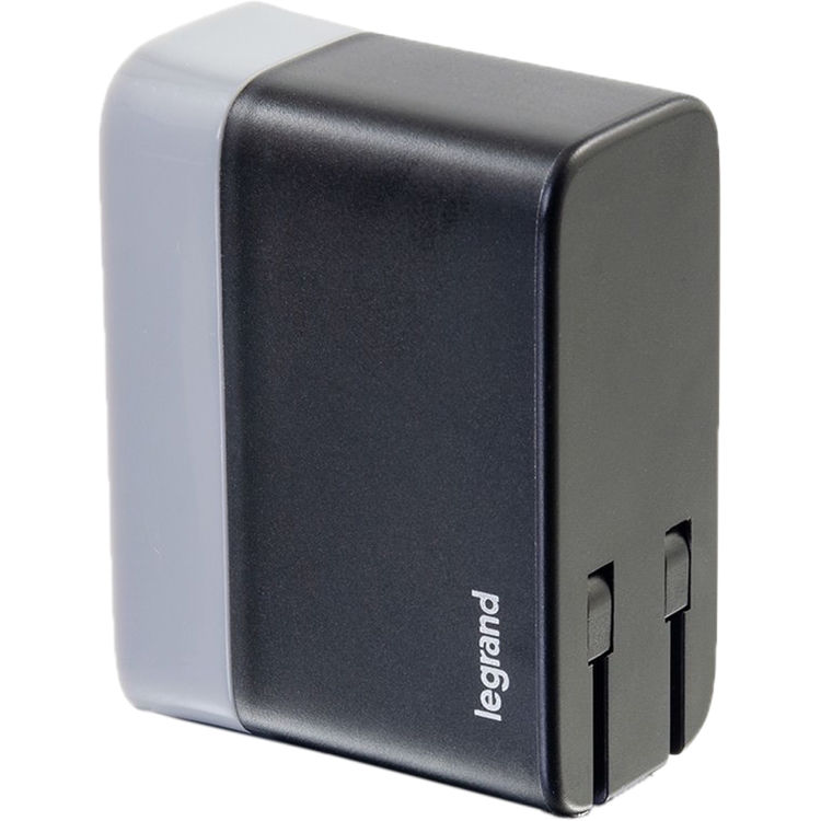 C2G 20280 2-port wall charger with one USB-C port and one USB-A port — view 2