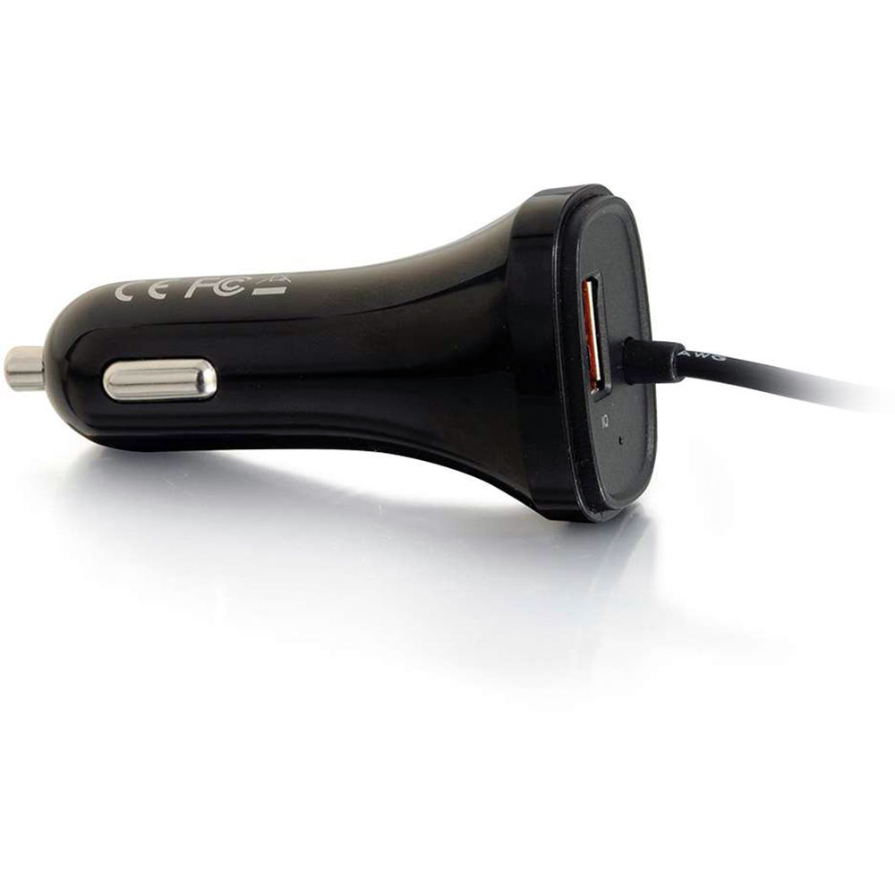 C2G 4-port USB passenger car charger for charging multiple devices in a vehicle — view 4