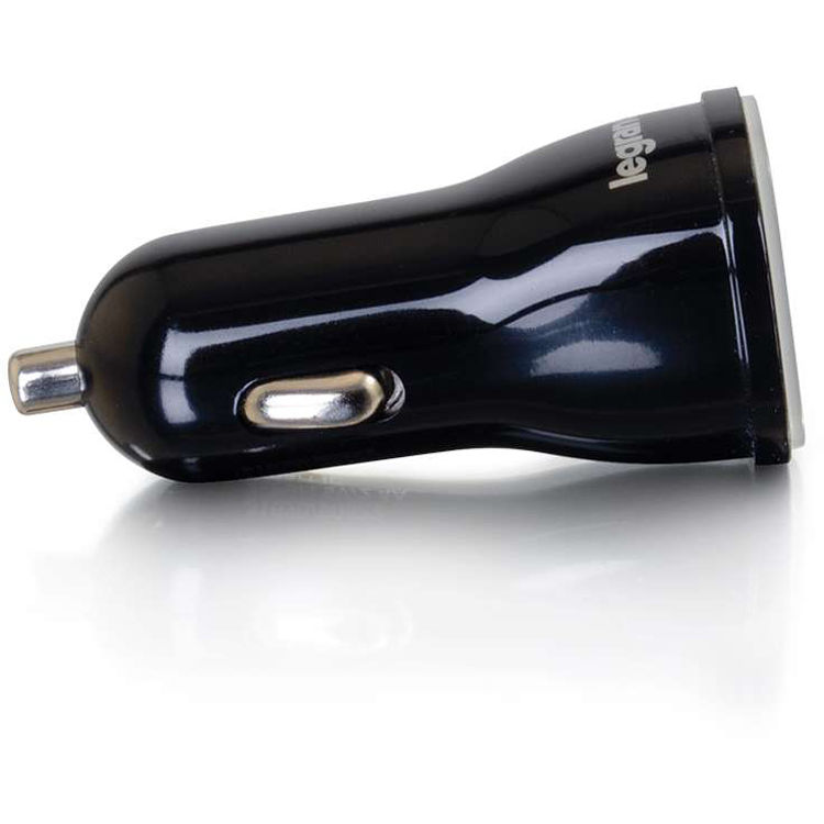 C2G 2 port USB car charger with 5V 2.4A output for in-vehicle charging — view 3