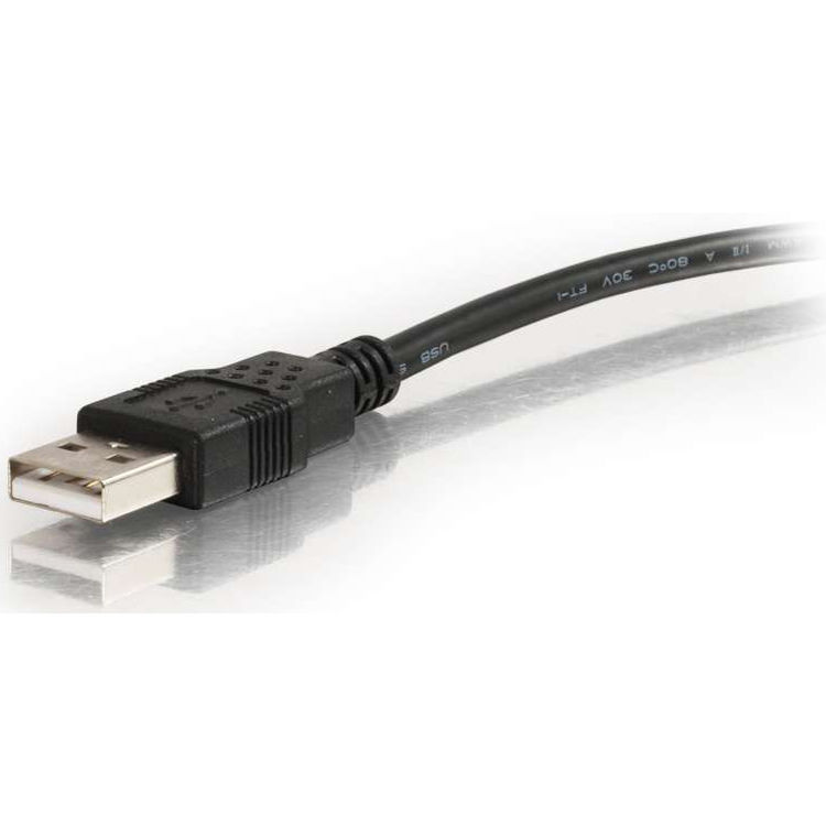 C2G 6 ft USB 2.0 Type A to Mini B cable for legacy peripheral connections — view 4