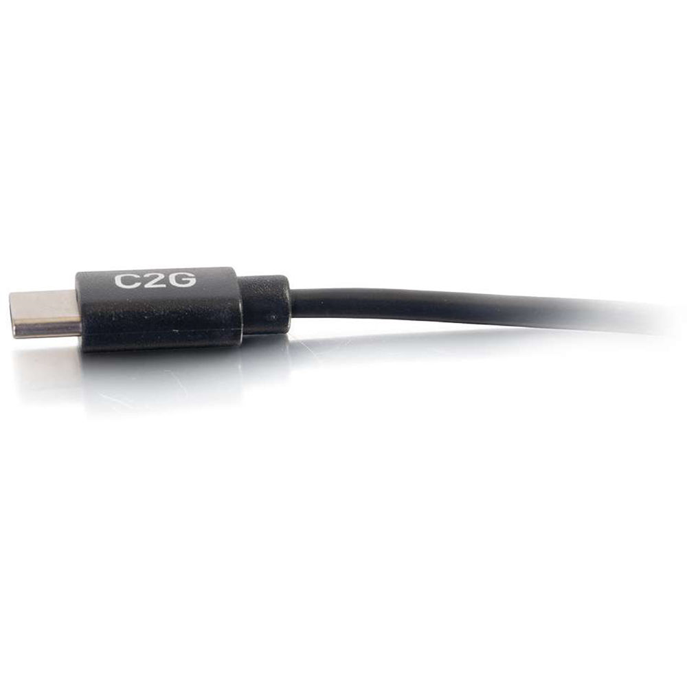 3 ft USB-C male to male cable for charging and USB 2.0 data transfer — view 2