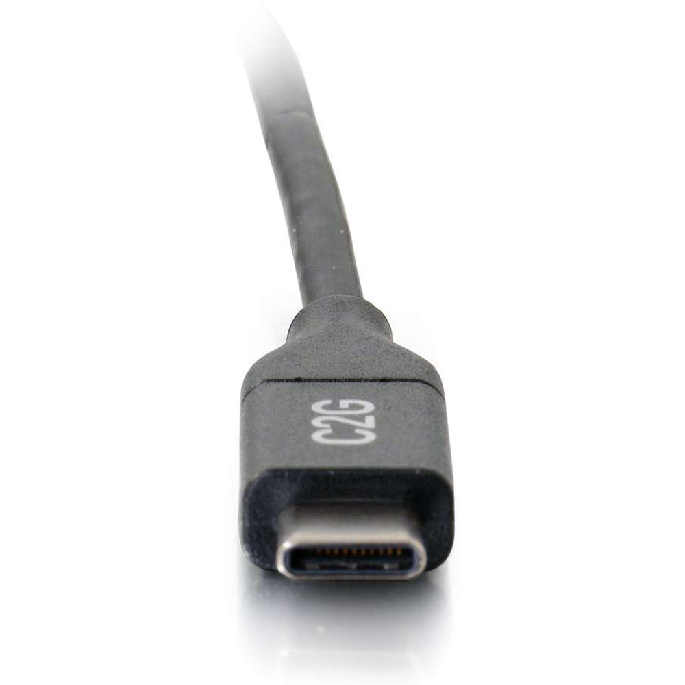 Legrand AV C2G 10 ft USB-C male to USB-C male cable for charging and USB 2.0 data transfer — view 4
