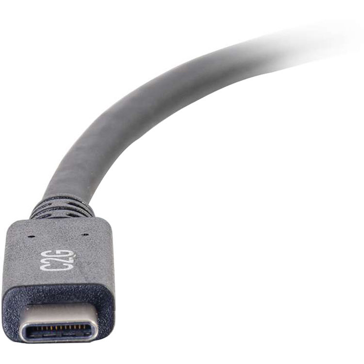 Black 3 ft C2G USB-C to USB-A cable with USB 3.0 support — view 3