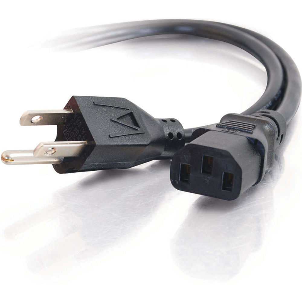 4ft UNIVERSAL POWER CORD (C13 to 5-15P) — view 2