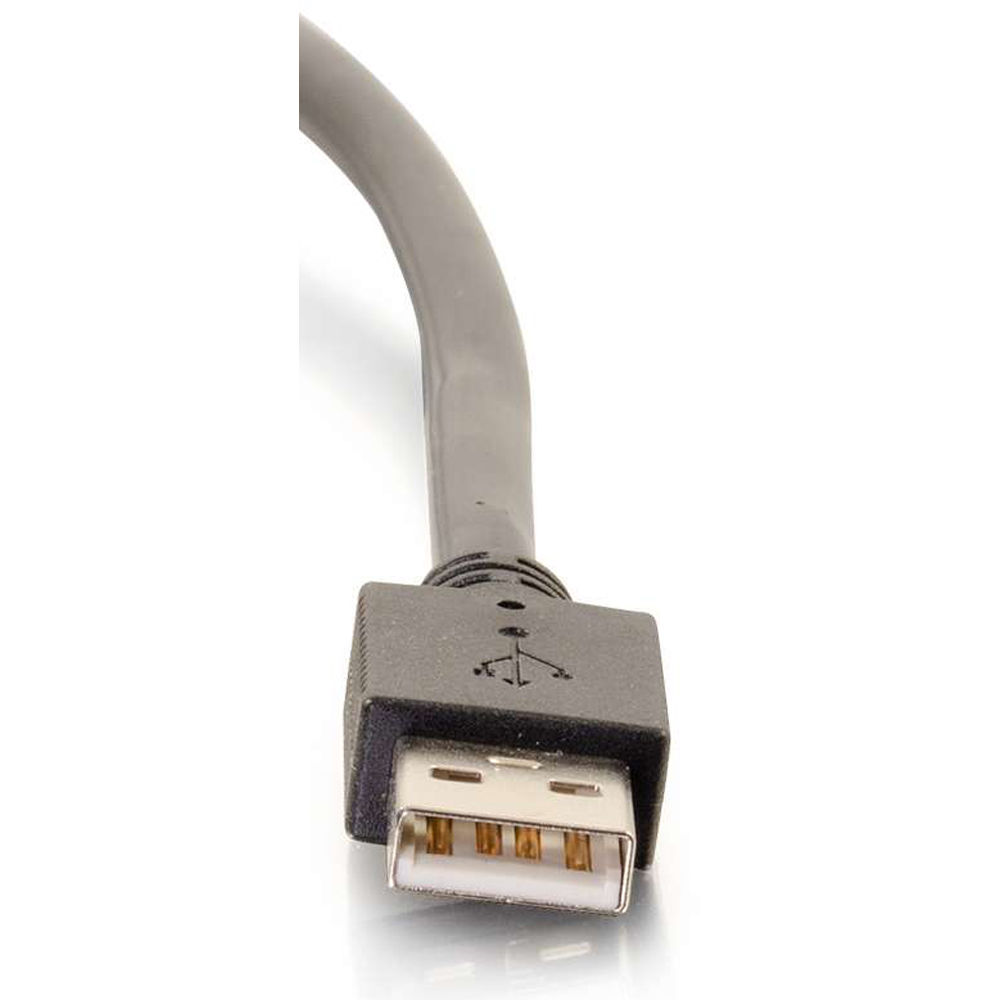 C2G 50 ft plenum USB 2.0 active extension cable with USB Type A male to female connectors — view 2