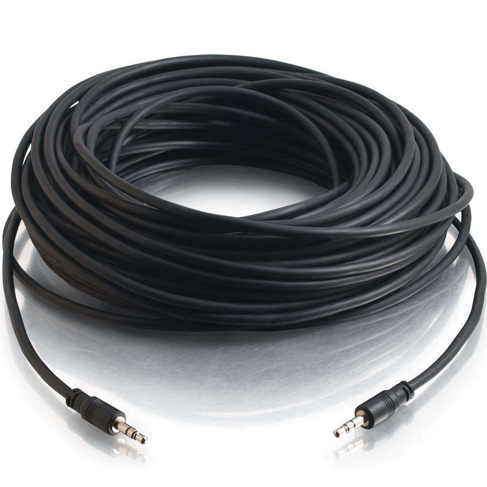 35 ft CMG-rated 3.5 mm stereo male-to-male audio cable for in-wall AV installations — view 2