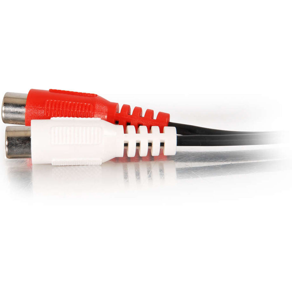LEGRAND AV -  C2G 6FT 3.5MM STEREO TO 2-RCA M/F Y-CABLE — view 4
