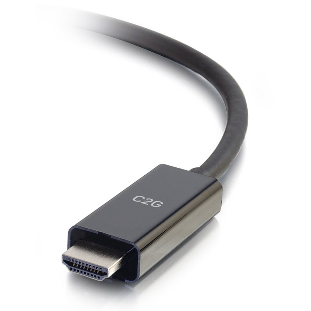 10ft Display Port to HDMI Cable 4K, Black — view 3