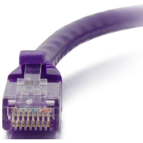 Legrand C2G 7 ft purple Cat6A snagless UTP Ethernet cable — view 3