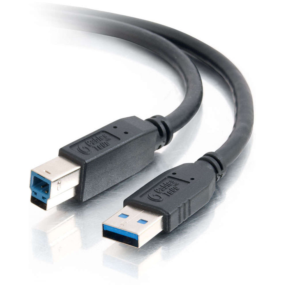 1m USB 3.0 AM-BM CBL BLK — view 2
