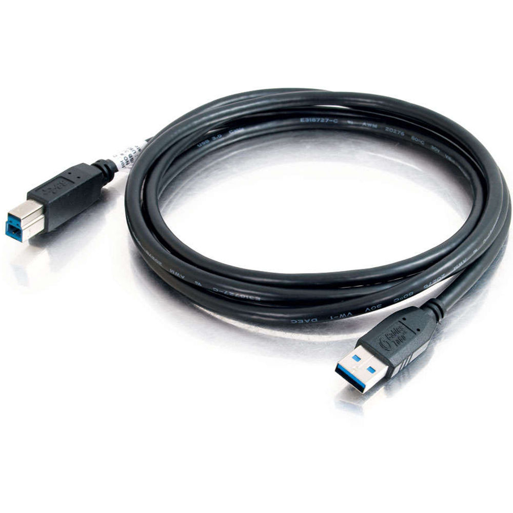 1m USB 3.0 AM-BM CBL BLK — view 3