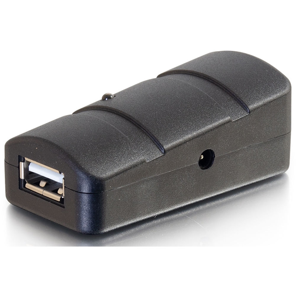 C2G 1-Port USB 2.0 over Cat6 wall plate receiver for extending USB up to 150 ft — view 2