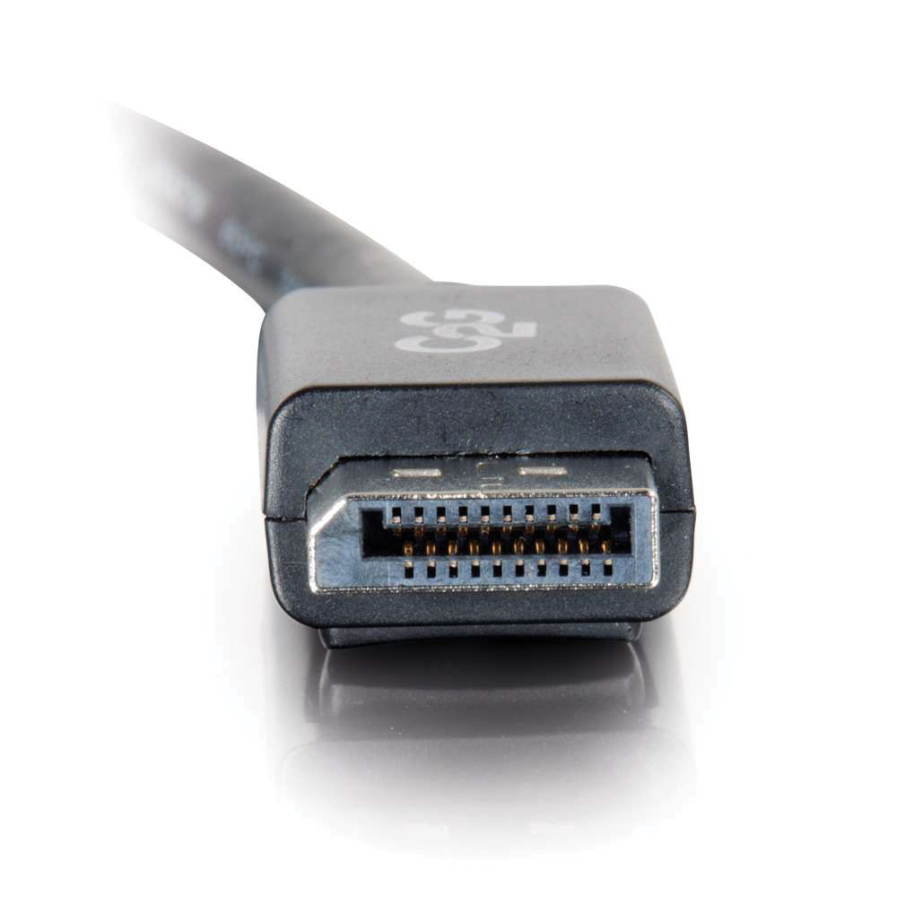 10 ft C2G DisplayPort male to DVI male cable in black — view 4