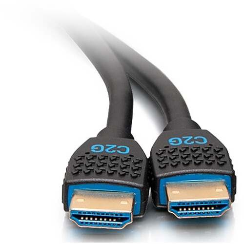 LEGRAND C2G 6 ft ultra flexible HDMI cable, 4K capable, in-wall rated with gripping connectors — view 2