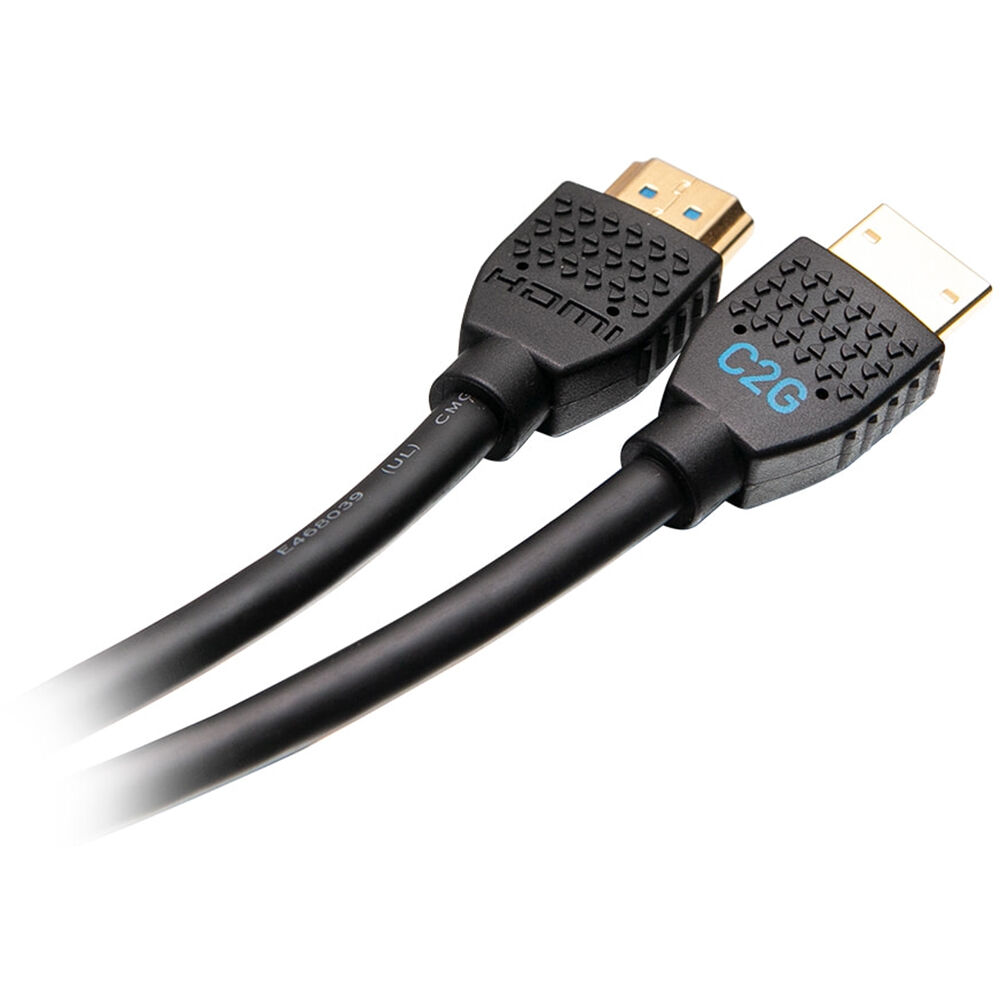 LEGRAND C2G 6 ft ultra flexible HDMI cable, 4K capable, in-wall rated with gripping connectors — view 4