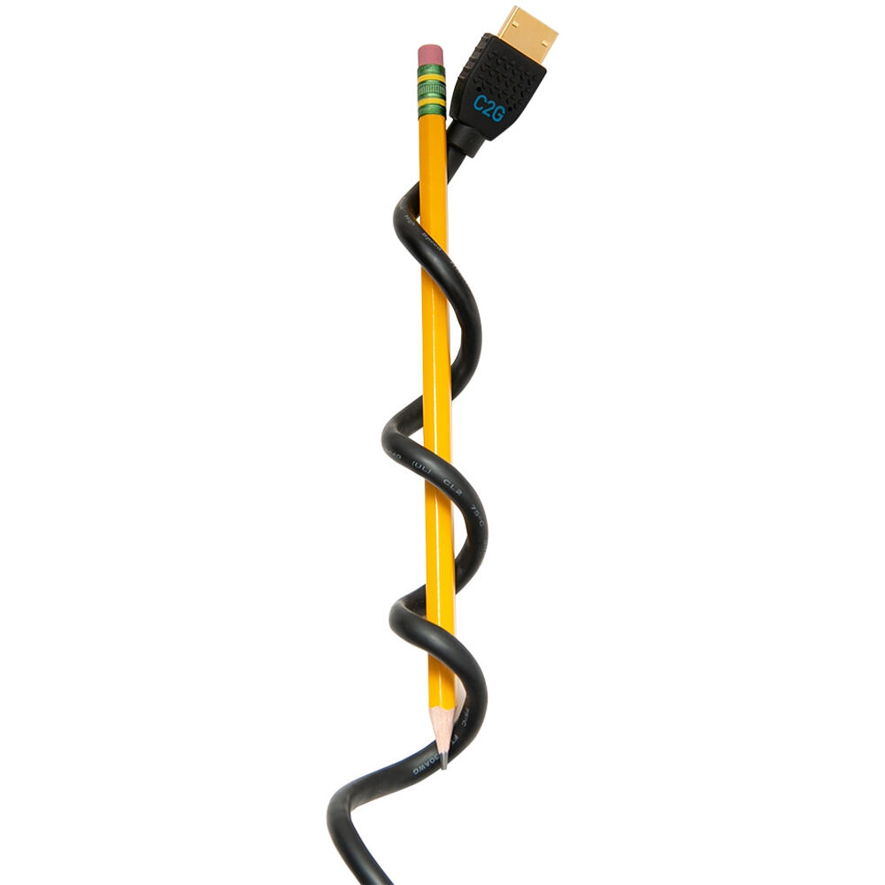 LEGRAND C2G 6 ft ultra flexible HDMI cable, 4K capable, in-wall rated with gripping connectors — view 8