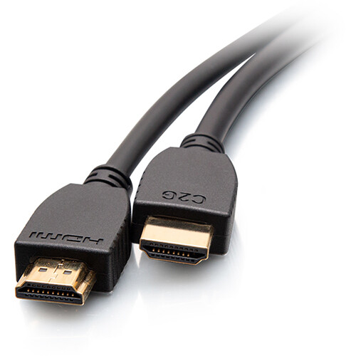 C2G 12 ft 8K HDMI cable with Ethernet, black Ultra High Speed HDMI cable — view 2