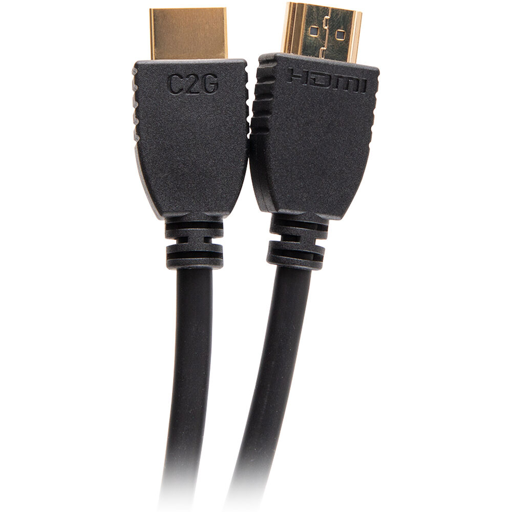 C2G 12 ft 8K HDMI cable with Ethernet, black Ultra High Speed HDMI cable — view 3