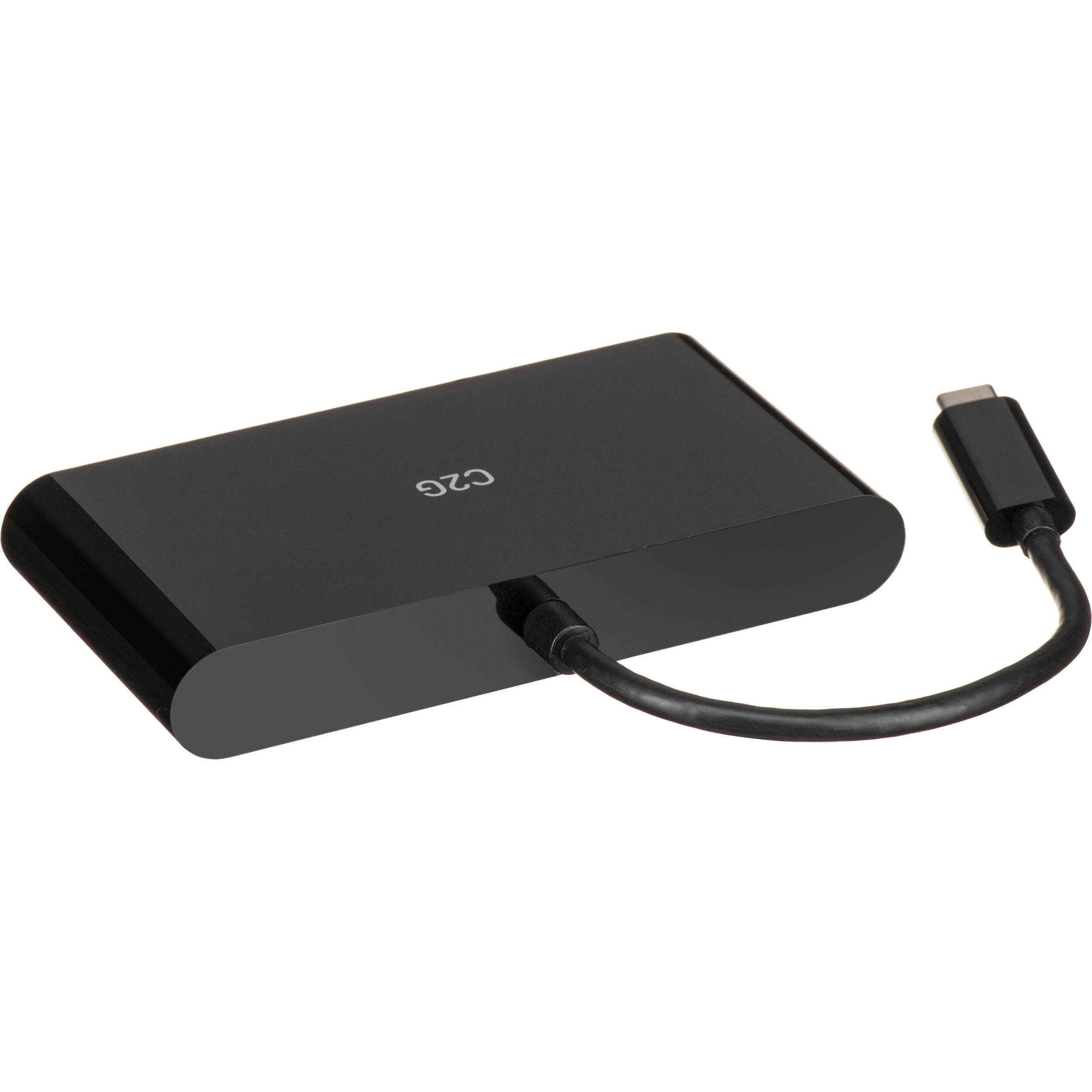 USB-C to HDMI VGA RJ45 Adapter Black — view 2