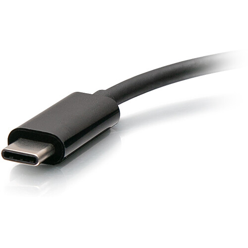 USB-C to HDMI VGA RJ45 Adapter Black — view 3