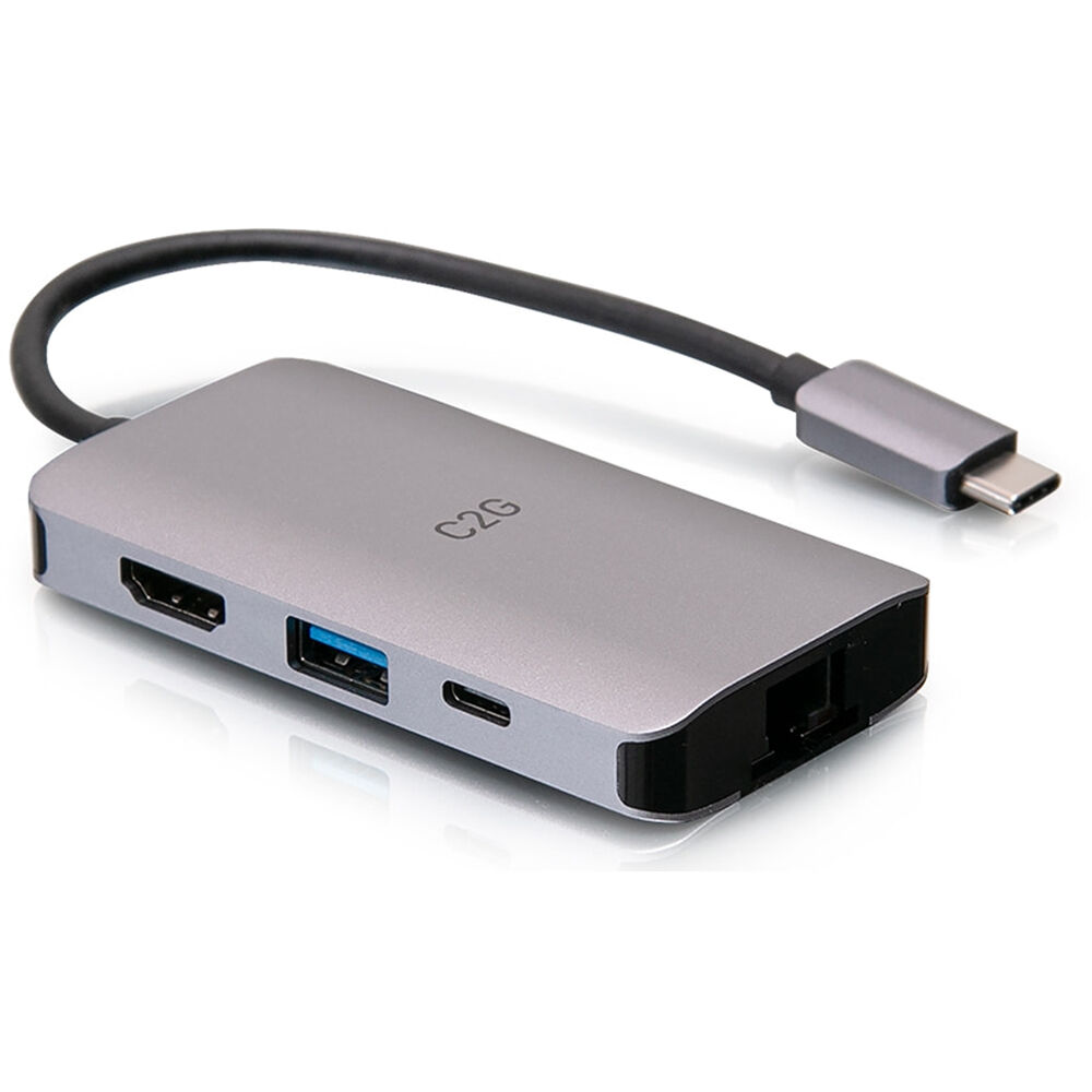 USB-C MINI DOCK,HDMI 4K30,USB,ETH,PD — view 3