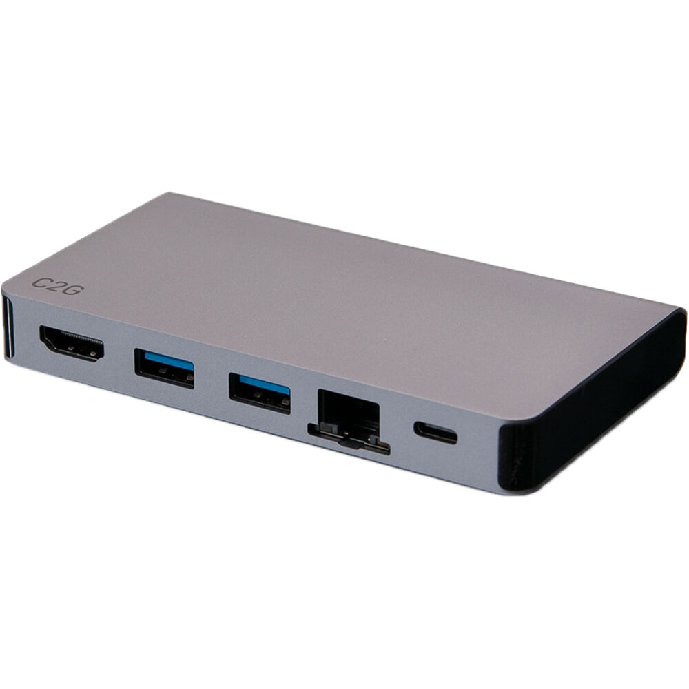 USB-C Travel Dock,HDMI 4K30,2USB,Eth,PD — view 3