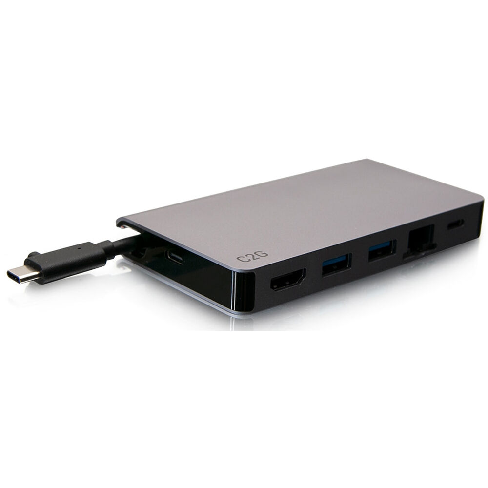 USB-C Travel Dock,HDMI 4K30,2USB,Eth,PD — view 8