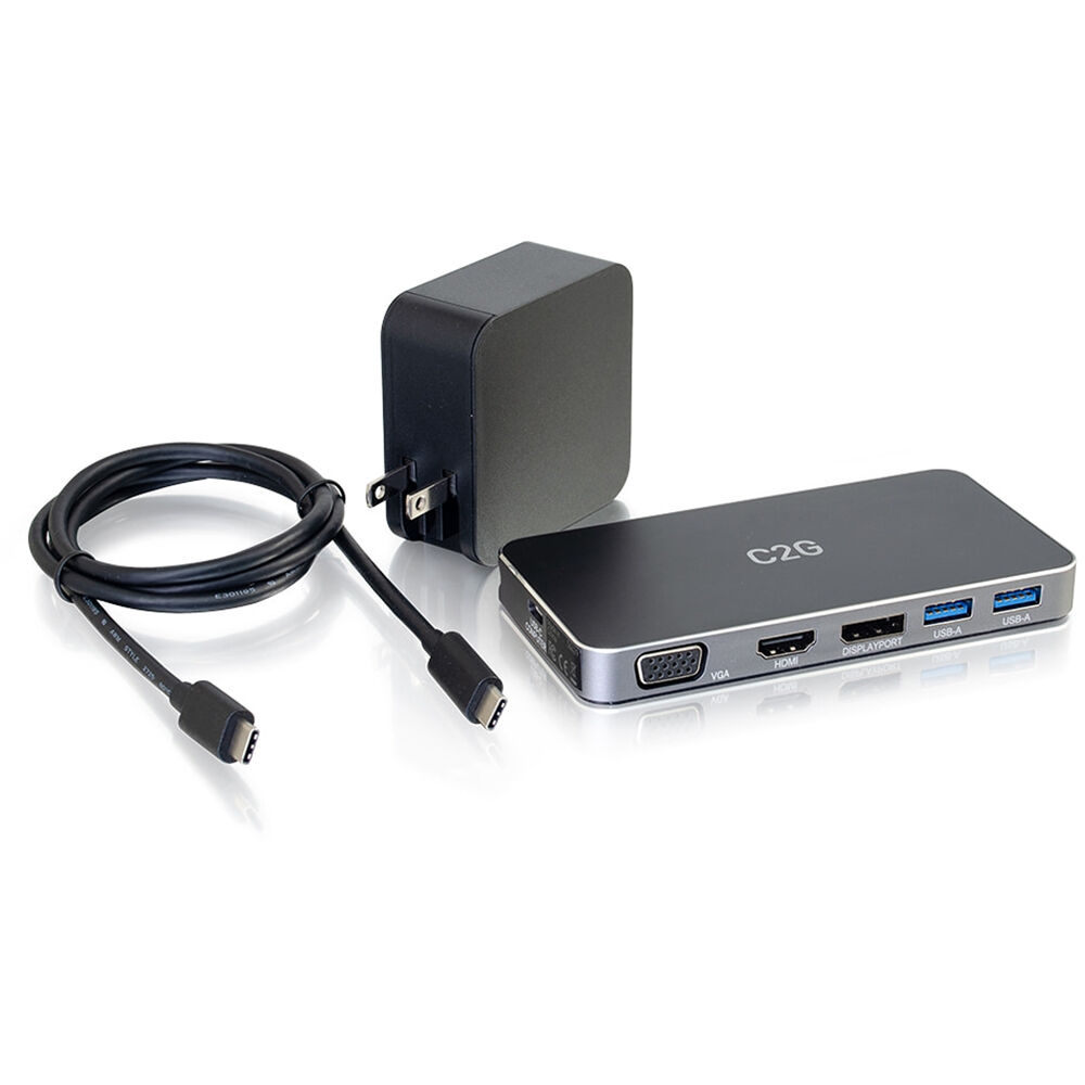 C2G USBC Dual Display Dock Kit — view 3