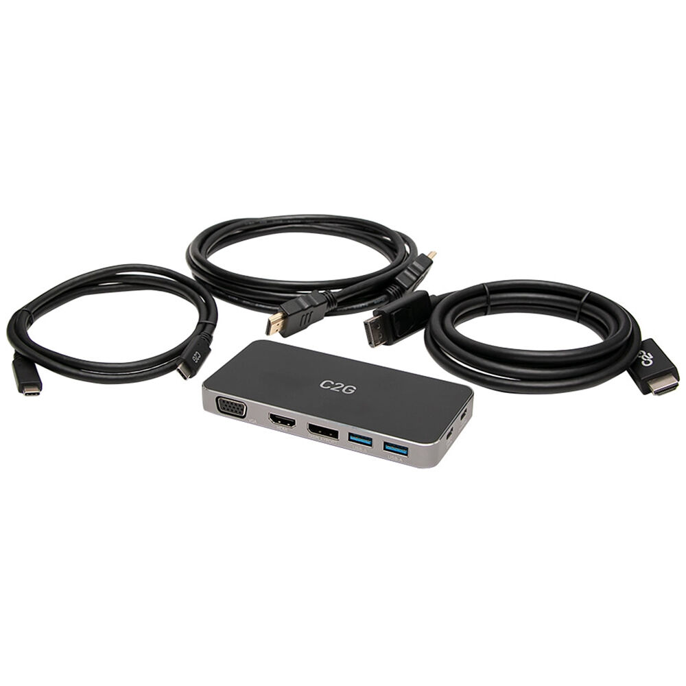 C2G USBC Dual Display Dock Kit — view 4