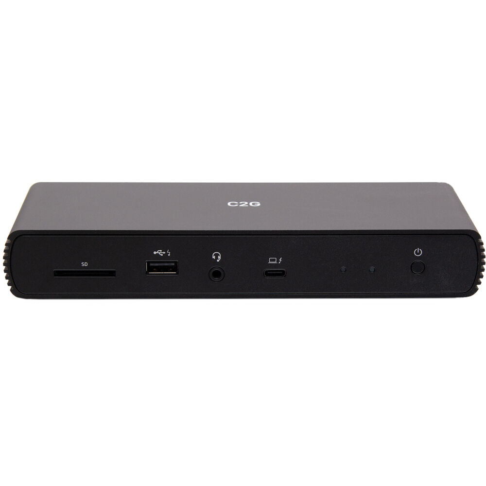Thunderbolt 4 USB-C 10-in-1 Dual Display Docking Station with Ethernet, USB, SD Card Reader, 3.5mm Audio and Power Delivery up to 90W - 4K 60Hz (TAA Compliant) — view 4