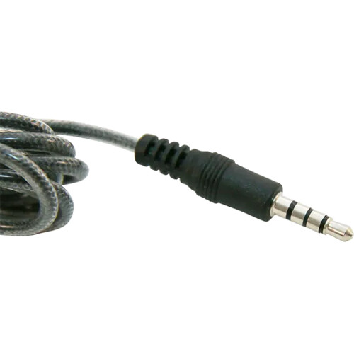 CALIFONE ONEAR 3.5MM HEADSET W/MIC BLACK — view 4