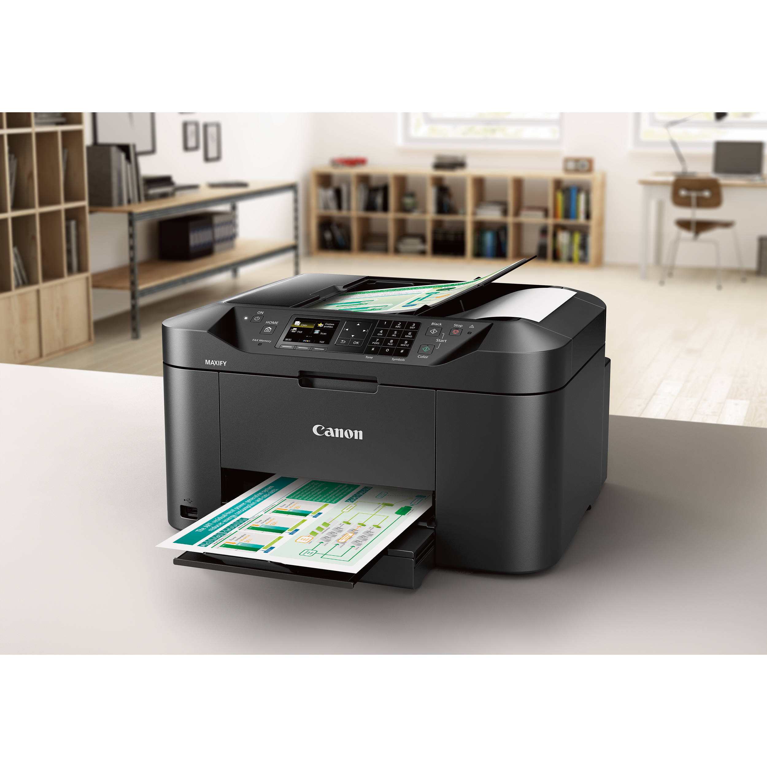 Canon MAXIFY MB2120 wireless all-in-one printer for home office print, copy, scan, and fax — view 8