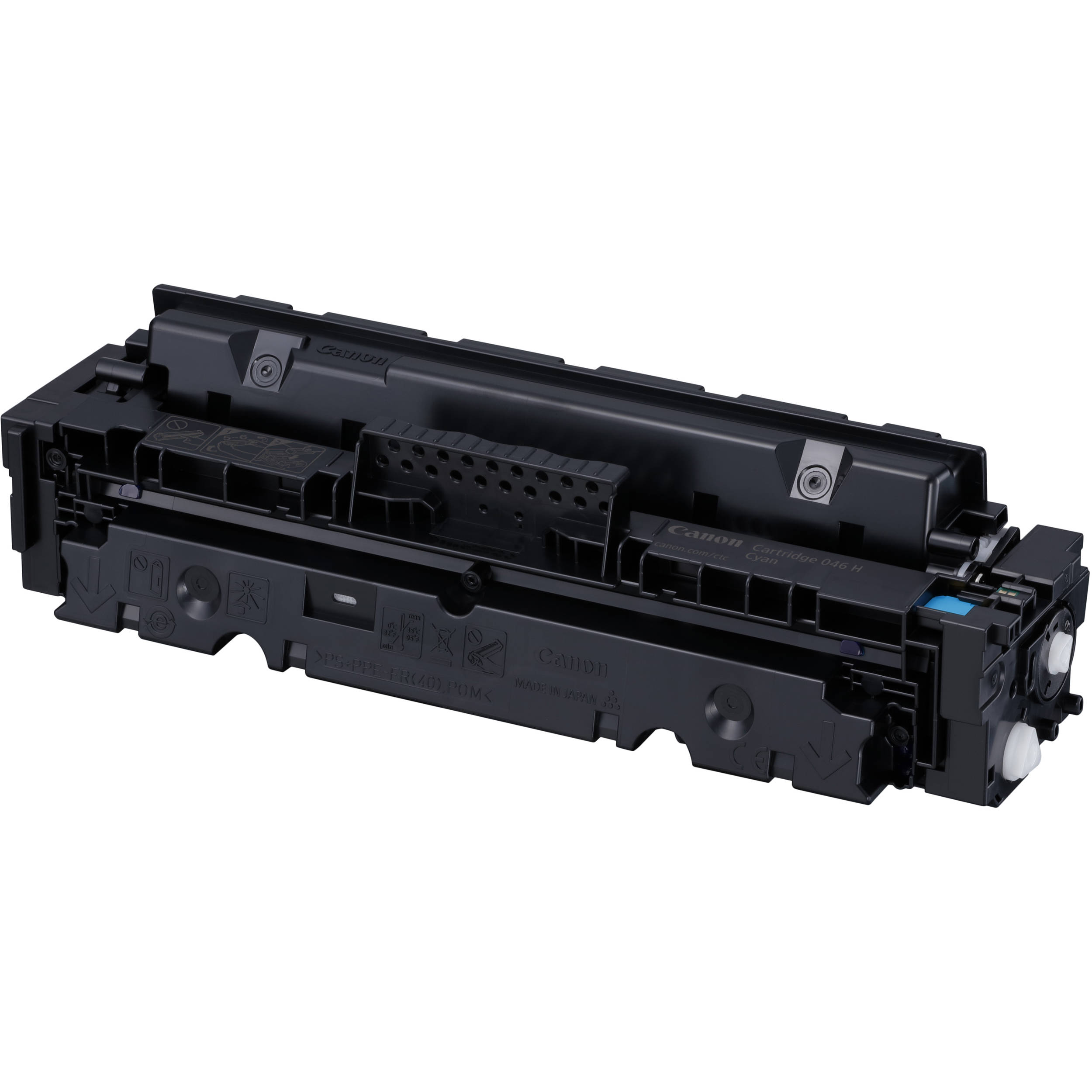Canon 046H cyan high yield toner cartridge, OEM 1253C001 for compatible Canon imageCLASS printers — view 2