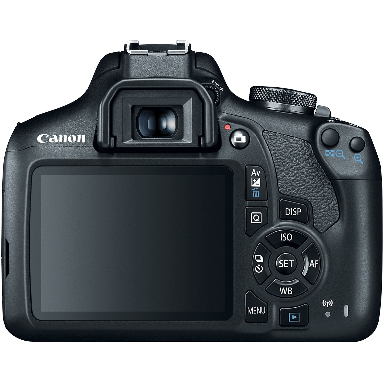 Canon EOS Rebel T7 DSLR camera kit with 18-55mm and 75-300mm lenses — view 2