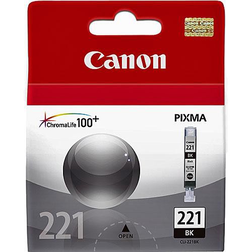 Canon CLI-221 black ink tank cartridge for compatible Canon MP and MX series printers — view 2