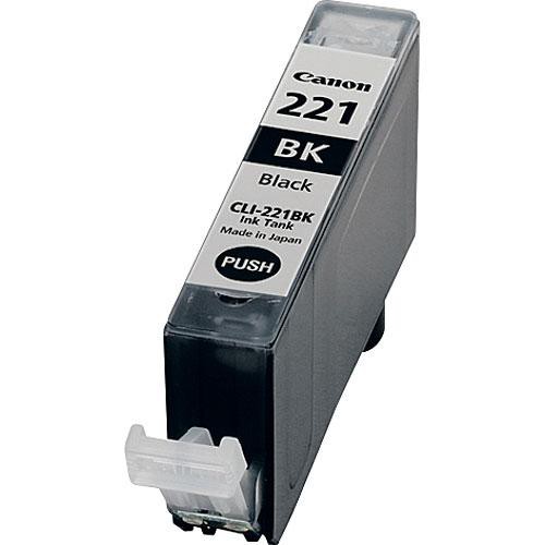 Canon CLI-221 black ink tank cartridge for compatible Canon MP and MX series printers — view 3