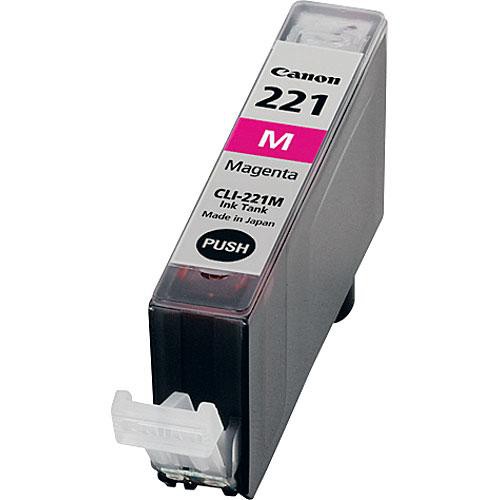 Canon CLI-221 magenta OEM ink cartridge for PIXMA IP3600, IP4600, MP620, and MP980 — view 3