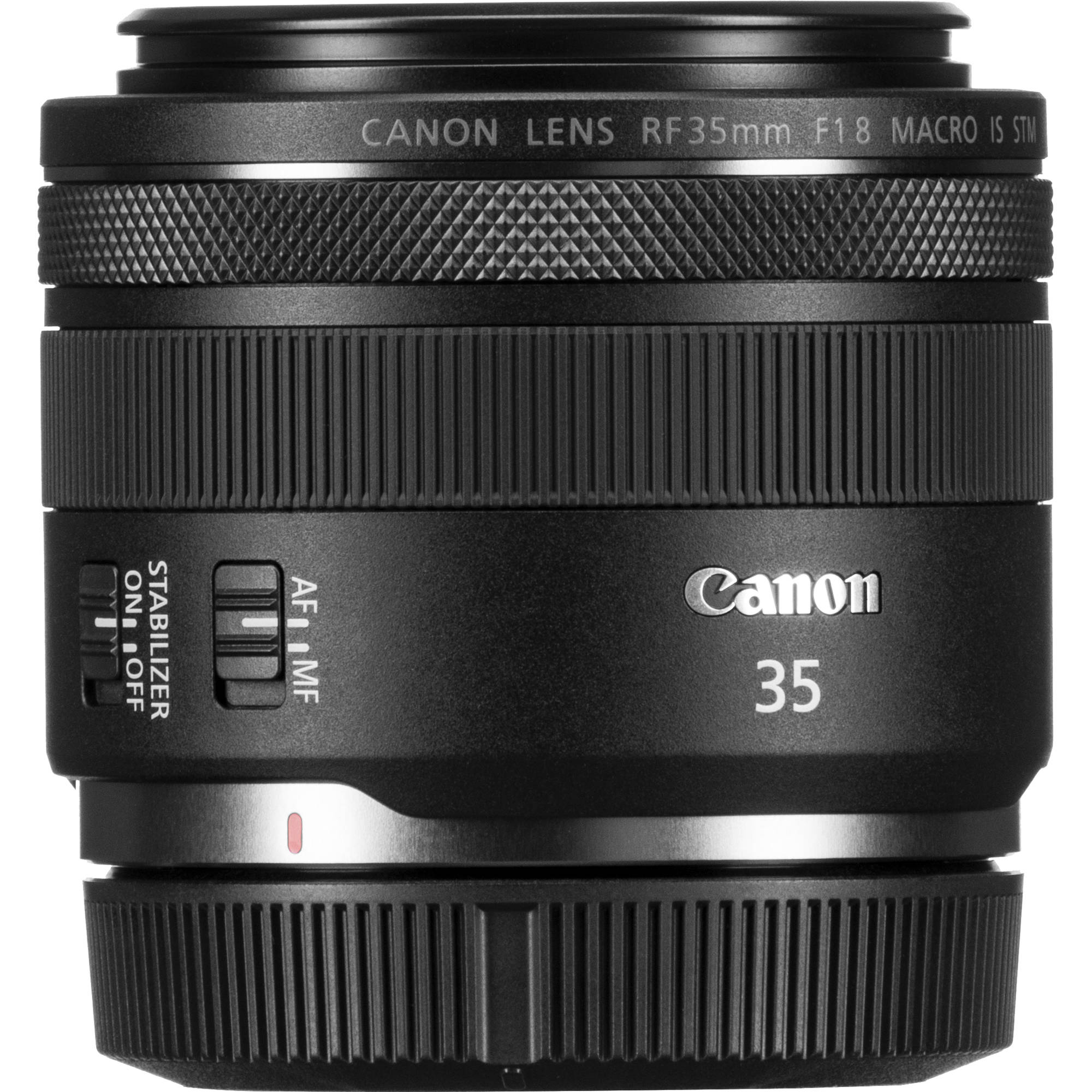 Canon RF 35mm F/1.8 Macro IS STM prime lens for Canon RF mirrorless cameras — view 2