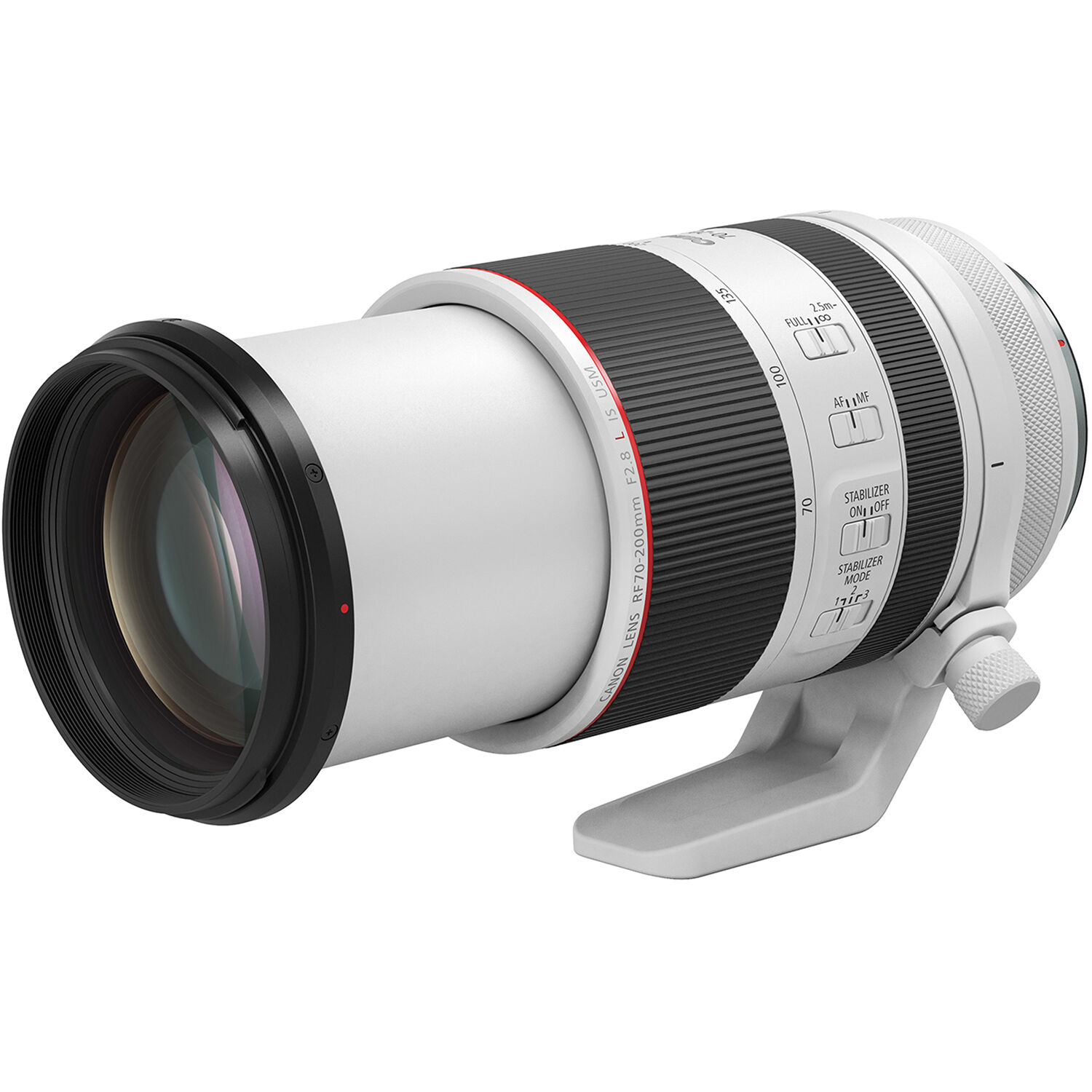 Canon RF 70-200mm f/2.8L IS USM telephoto zoom lens for Canon RF mirrorless cameras — view 4