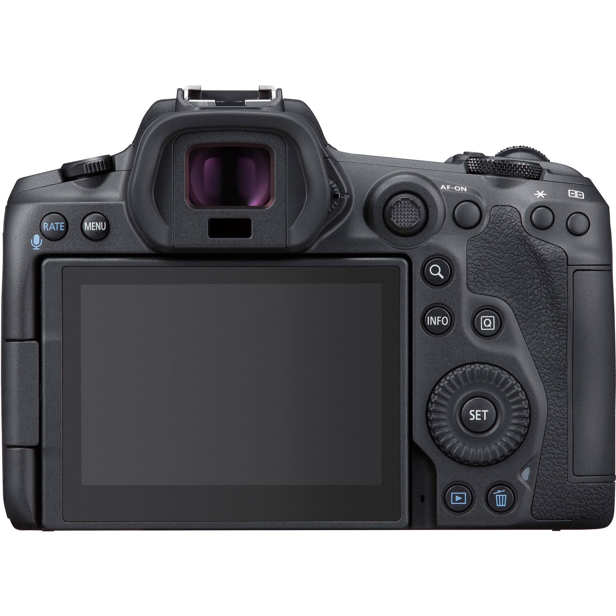 Canon EOS R5 mirrorless camera with 45 MP sensor and 8K video capability — view 2