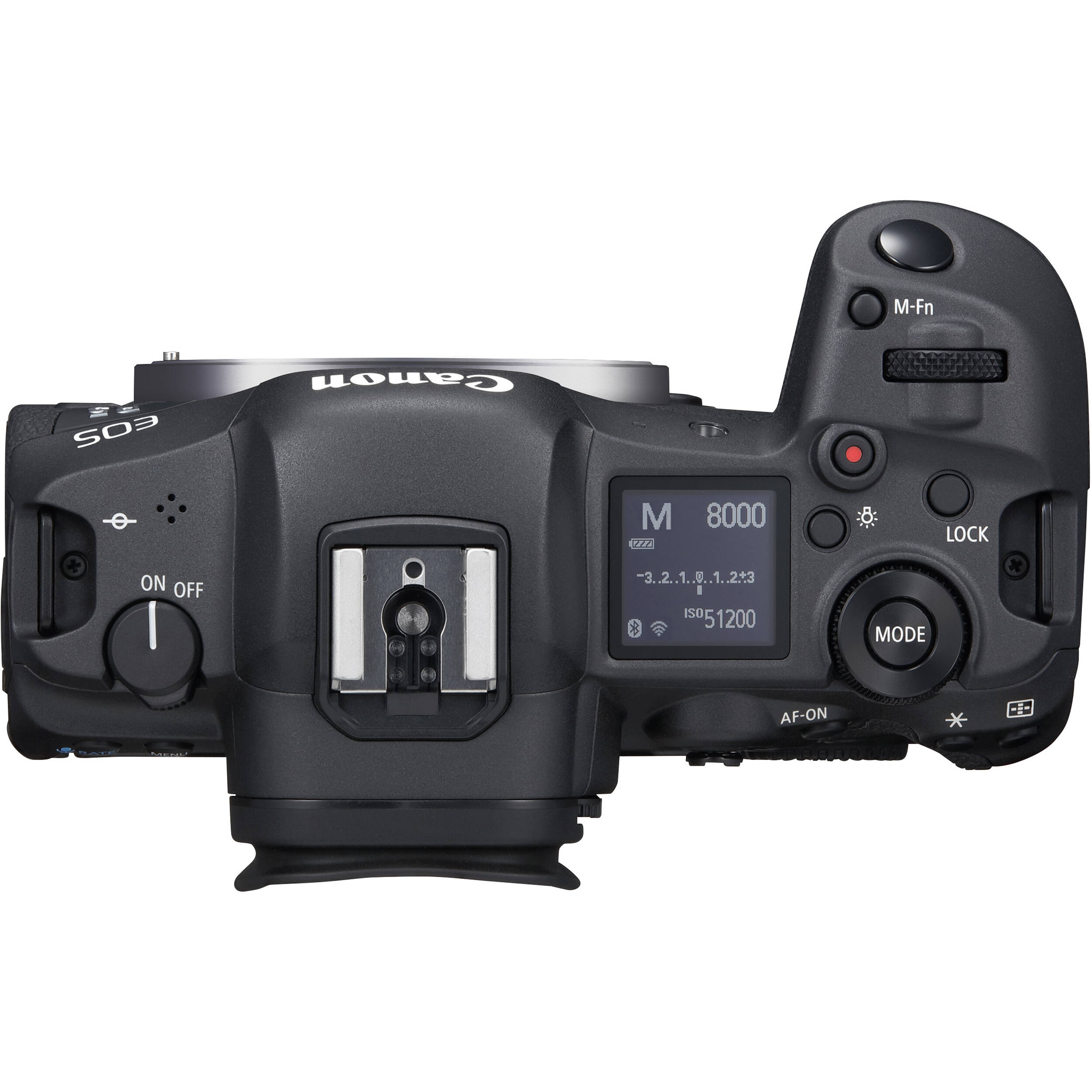 Canon EOS R5 mirrorless camera with 45 MP sensor and 8K video capability — view 3