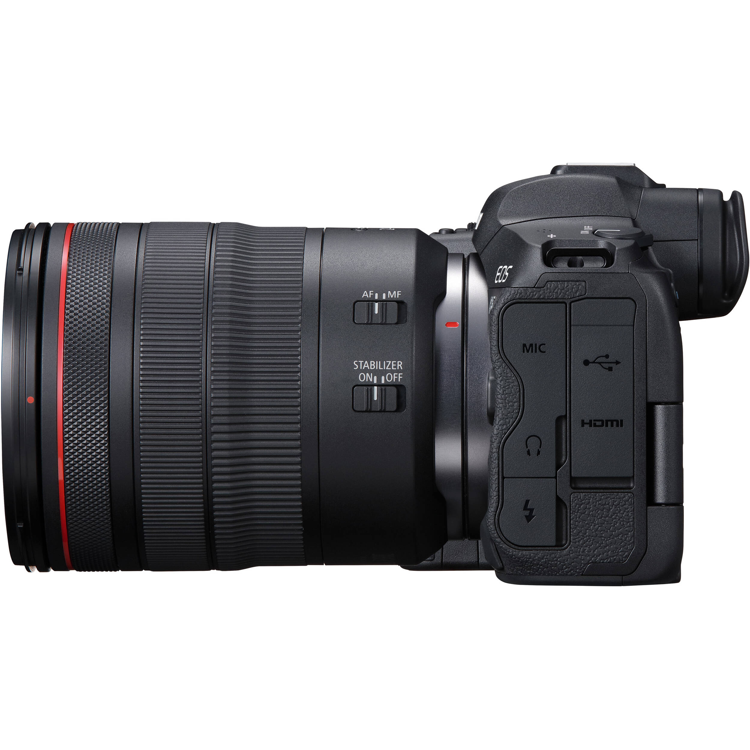 Canon EOS R5 mirrorless camera with 45 MP sensor and 8K video capability — view 6