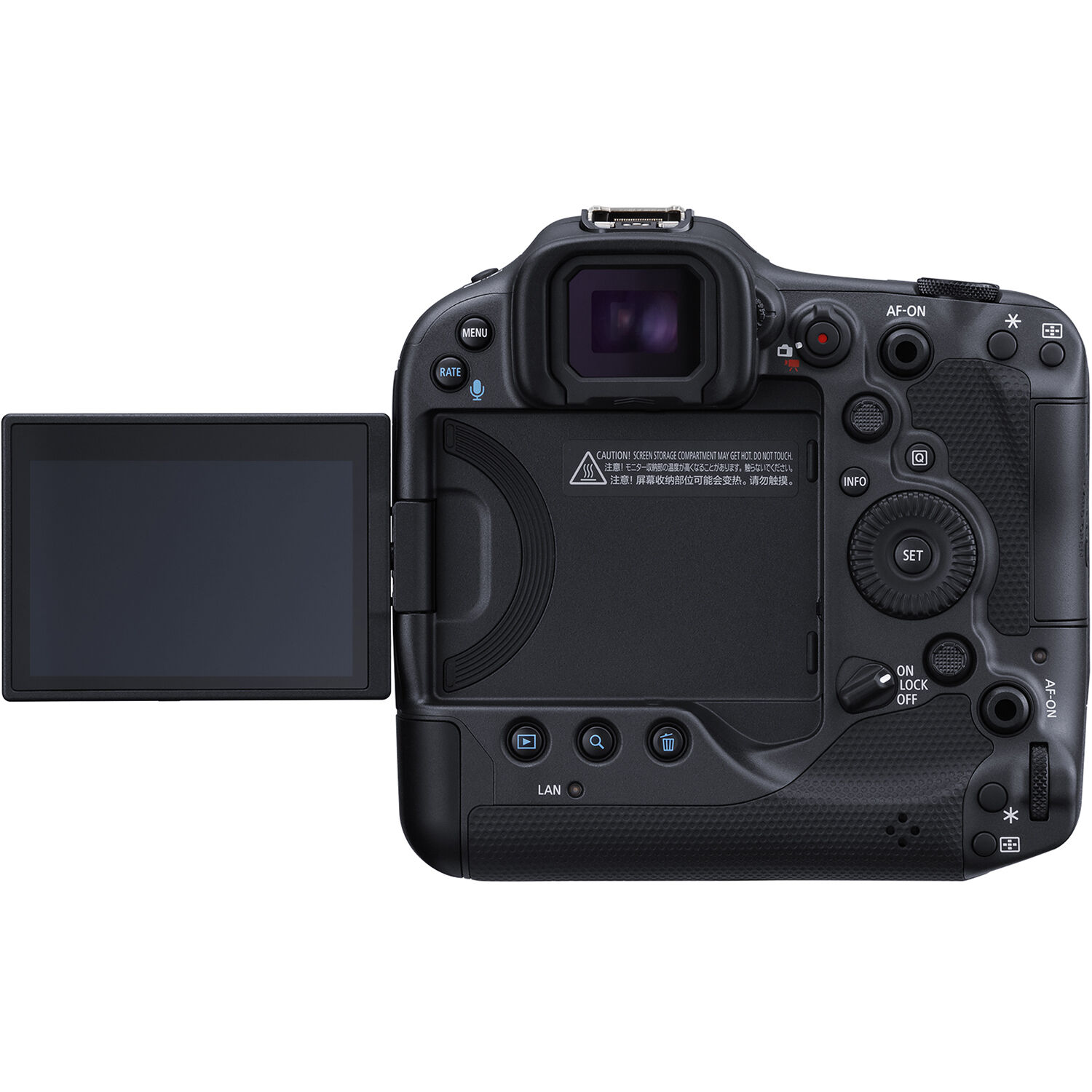 Canon EOS R3 body only mirrorless camera with 24.1 MP stacked sensor — view 3