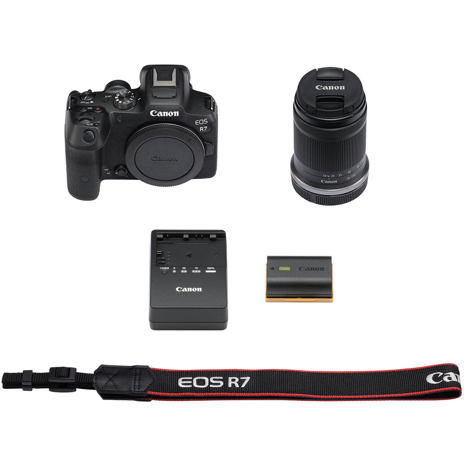 Canon EOS R7 mirrorless camera kit with RF-S18-150mm F3.5-6.3 IS STM lens — view 7